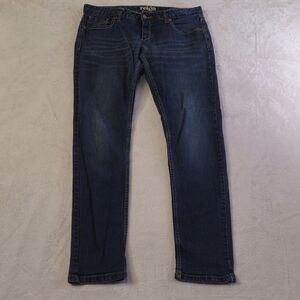 Reign Women's Dark Blue Skinny Jeans 13 Tall